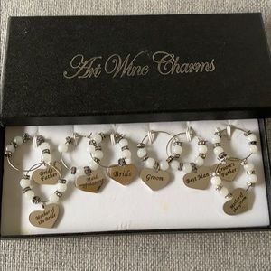 Bridal Party Wine Charms